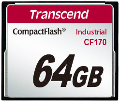 Transcend Industrial CompactFlash TS64GCF170