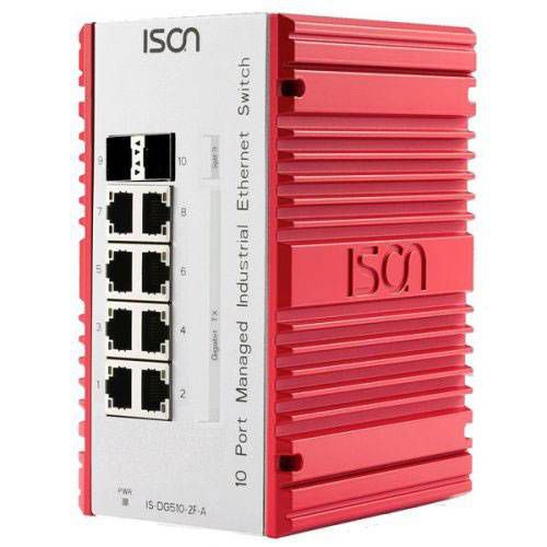 Industrie-Ethernet-Switche von ISON: managed oder unmanaged, Rack-Montage oder DIN-Hutschienenmontage