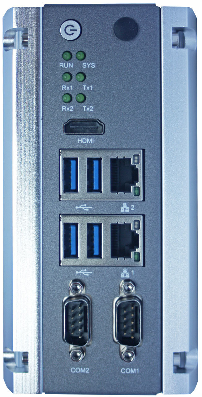 Fanless DIN-Rail Industrial Computer | Lüfterloser DIN-Rail Industrie-PC 1ST-FDR-3355
