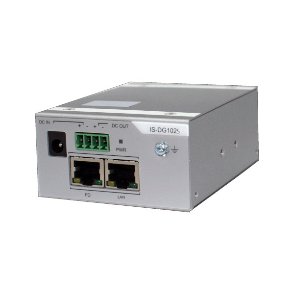 Rugged Industrial PoE Splitter IS-DG102S