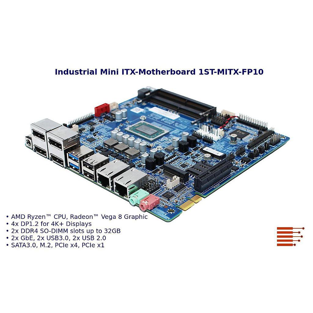 Mini-ITX Embedded Motherboard 1ST-MITX-FP-10
