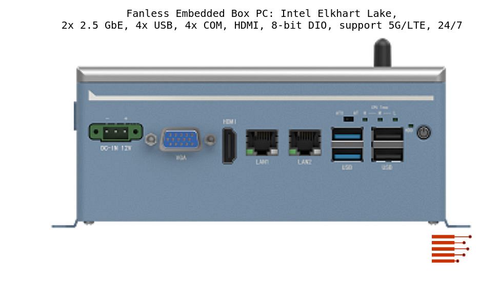 Lüfterloser Industrie-Computer KMDA-2630