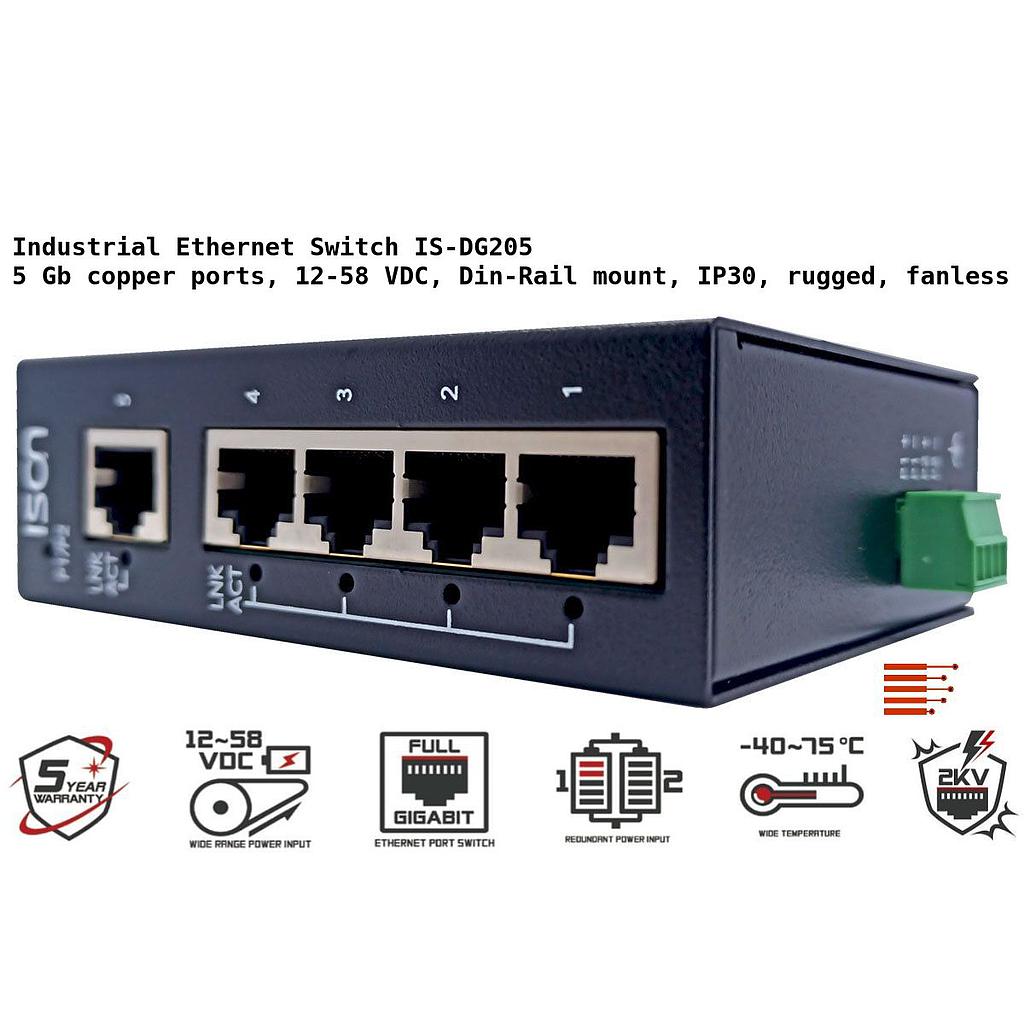 Industrial Ethernet Switch IS-DG205