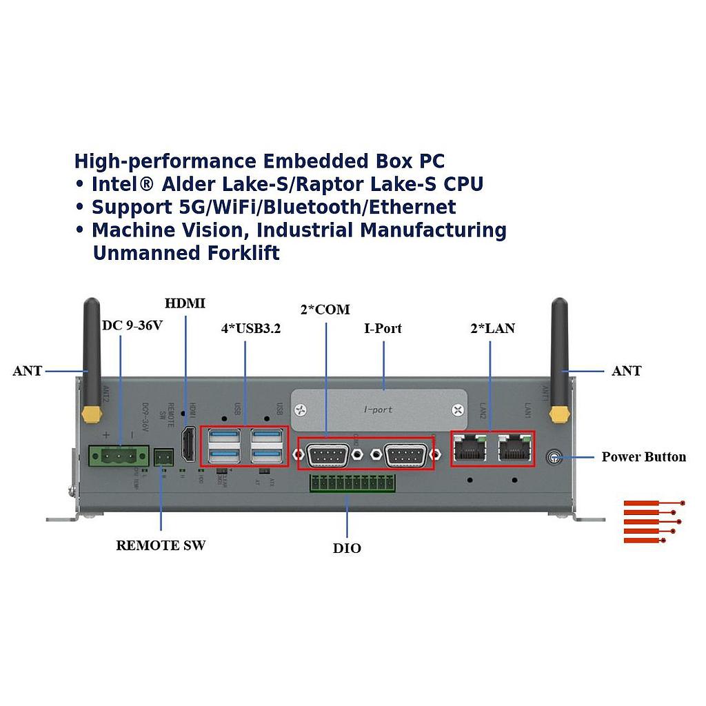 Embedded Box PC KMDA-7611-T001