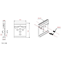 Hutschiene-Montagesatz für R2000 / R3000 | DIN-Rail mounting kit